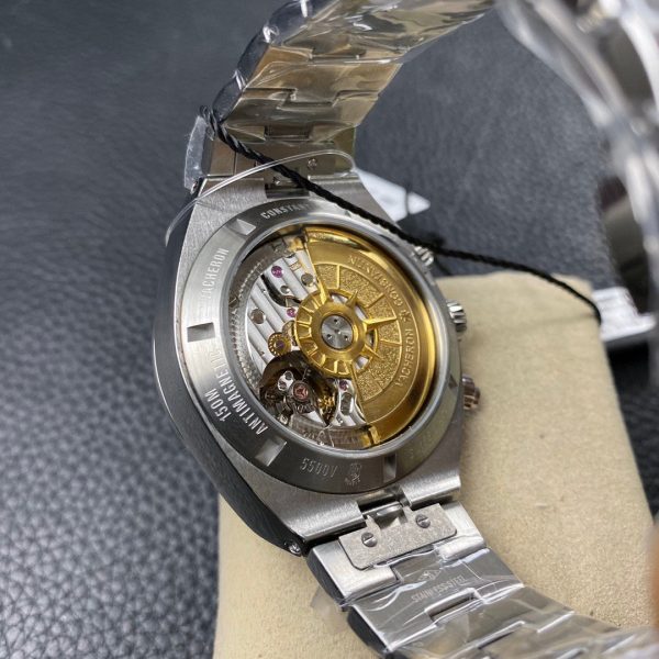 1:1 Super Clone Vacheron Constantin Overseas Chronograph Blue Dial - Image 4