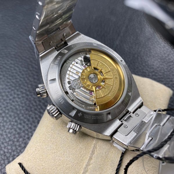 1:1 Super Clone Vacheron Constantin Overseas Chronograph Blue Dial - Image 2