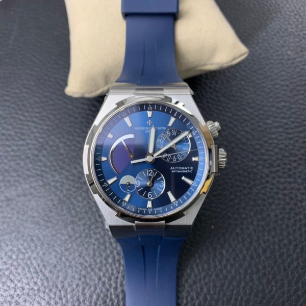 1:1 Super Clone Vacheron Constantin Overseas Multifunctional Blue Dial - Image 5