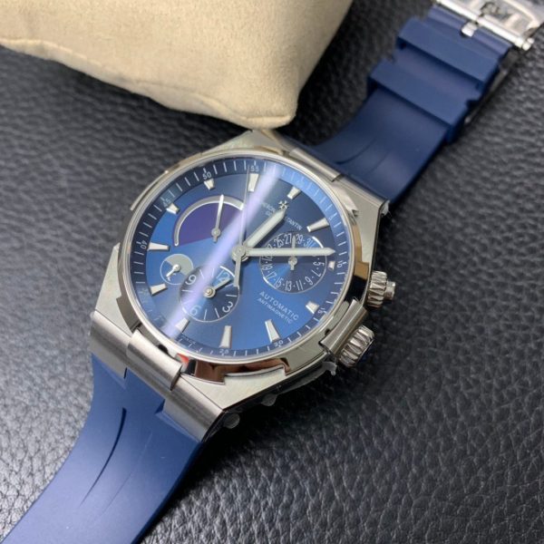 1:1 Super Clone Vacheron Constantin Overseas Multifunctional Blue Dial - Image 3