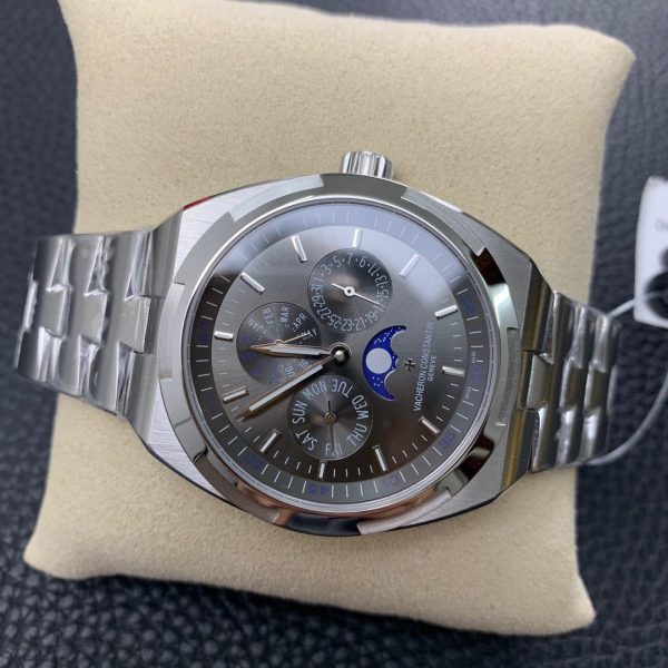 1:1 Super Clone Vacheron Constantin Overseas Moon Phase Multifunction Watch - Image 9