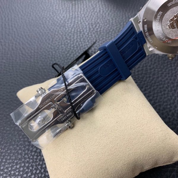 1:1 Super Clone Vacheron Constantin Overseas Series Multifunctional Blue Dial - Image 3