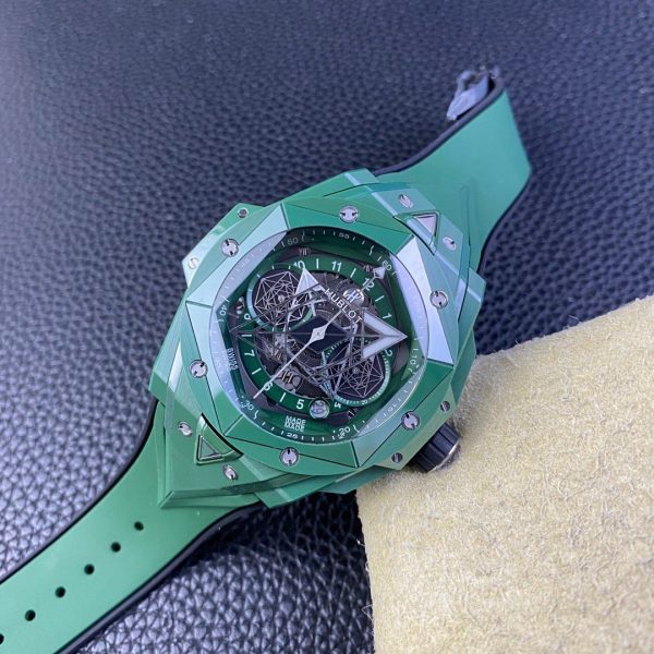 1:1 Super Clone HUBLOT Big Bang Series Colored Ceramic Watch - Image 7