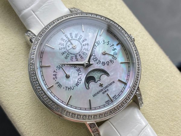 1:1 Super Clone Vacheron Constantin Women’s (Heritage Multifunctional Series 4305T/000R-B947) - Image 9