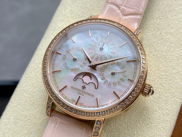 1:1 Super Clone Vacheron Constantin Women’s (Heritage Multifunctional Series 4305T/000R-B947) - Image 8