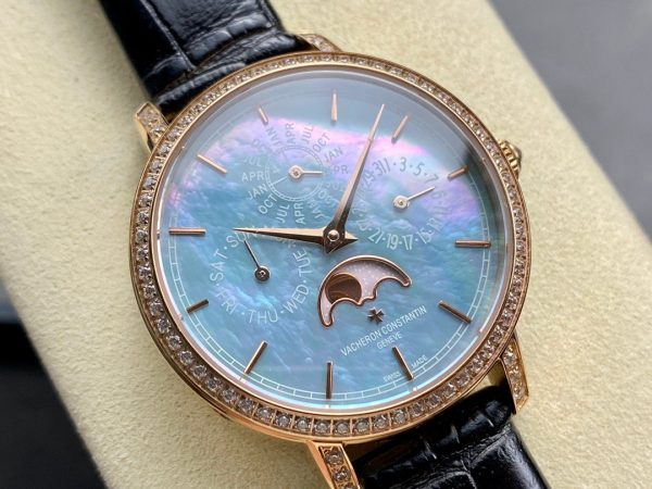 1:1 Super Clone Vacheron Constantin Women’s (Heritage Multifunctional Series 4305T/000R-B947) - Image 9