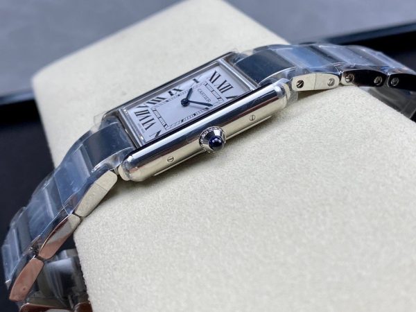 1:1 Super Clone Cartier Tant Must is available in small and medium sizes: 33.7*25.5/ 29.5mm*22mm - Image 7