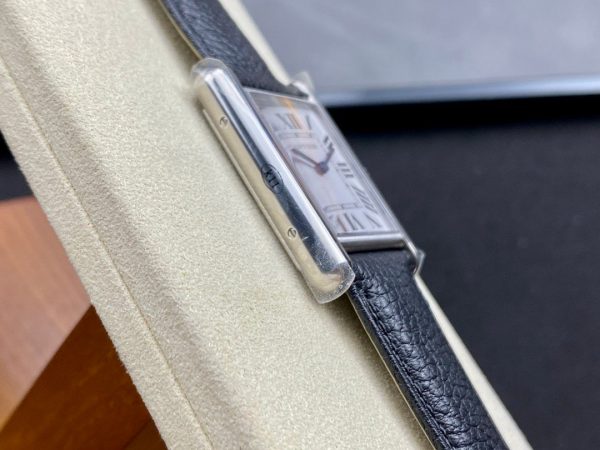1:1 Super Clone Cartier Tant Must is available in small and medium sizes: 33.7*25.5/ 29.5mm*22mm - Image 5