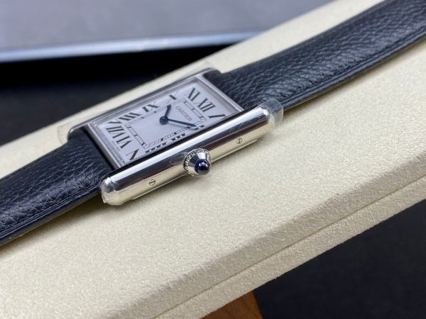 1:1 Super Clone Cartier Tant Must is available in small and medium sizes: 33.7*25.5/ 29.5mm*22mm - Image 6