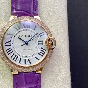 1:1 Super Clone Cartier Ballon BleuDe series, available in sizes 42, 36, 33, and 28.