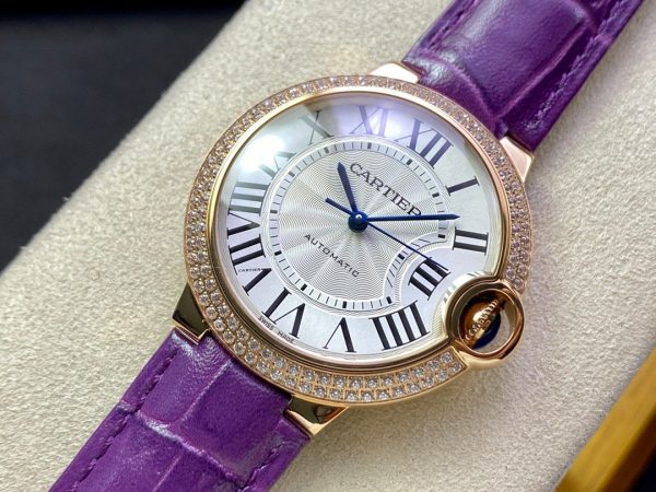 1:1 Super Clone Cartier Ballon BleuDe series, available in sizes 42, 36, 33, and 28. - Image 8