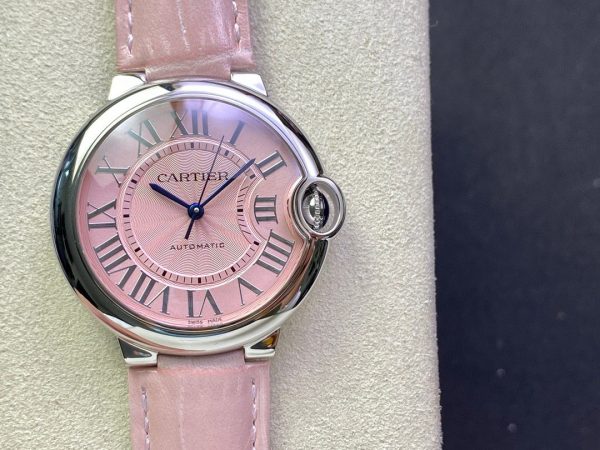 1:1 Super Clone Cartier Ballon BleuDe series, available in sizes 42, 36, 33, and 28.