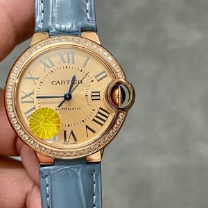 1:1 Super Clone Cartier Blue Balloon 33mm Mechanical