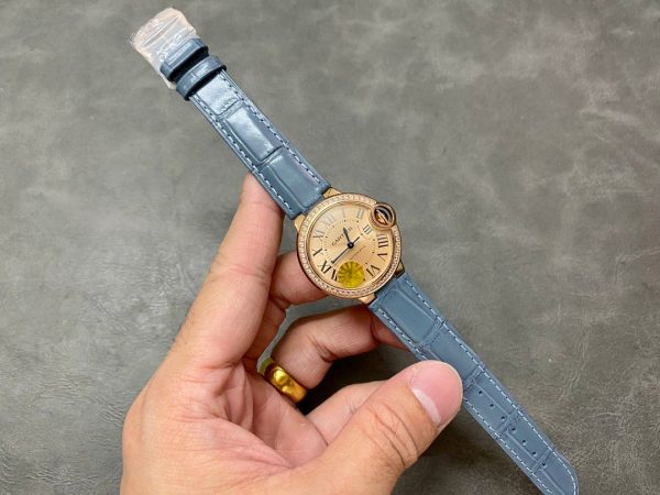 1:1 Super Clone Cartier Blue Balloon 33mm Mechanical - Image 7