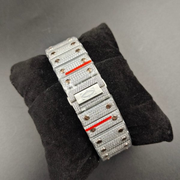1:1 Super Clone Cartier Santos Middle East Full Diamond - Image 7