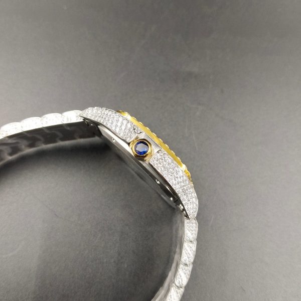 1:1 Super Clone Cartier Santos Middle East Full Diamond - Image 6