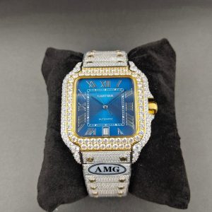 1:1 Super Clone Cartier Santos Middle East Full Diamond