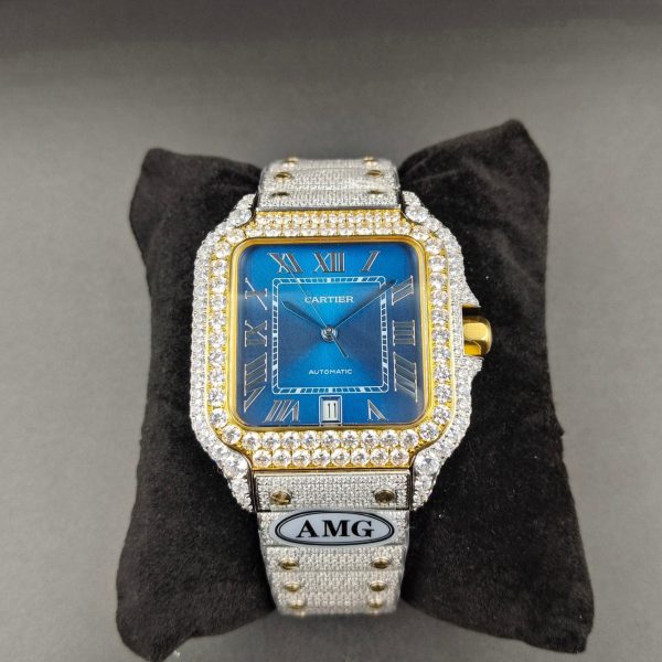 1:1 Super Clone Cartier Santos Middle East Full Diamond