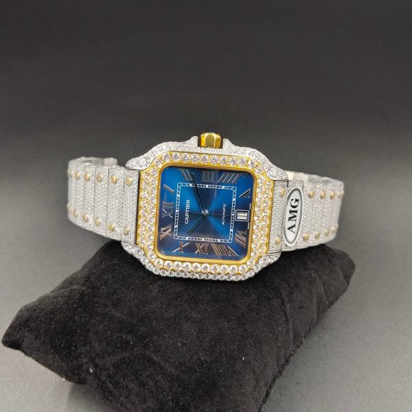 1:1 Super Clone Cartier Santos Middle East Full Diamond - Image 4