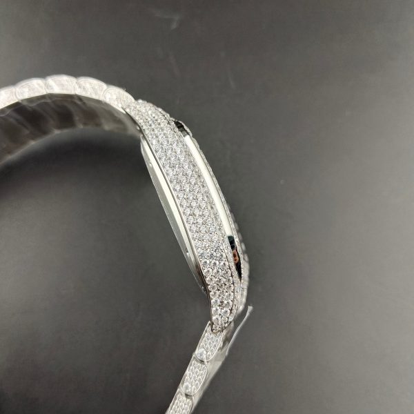 1:1 Super Clone Cartier Santos Middle East Full Diamond - Image 5