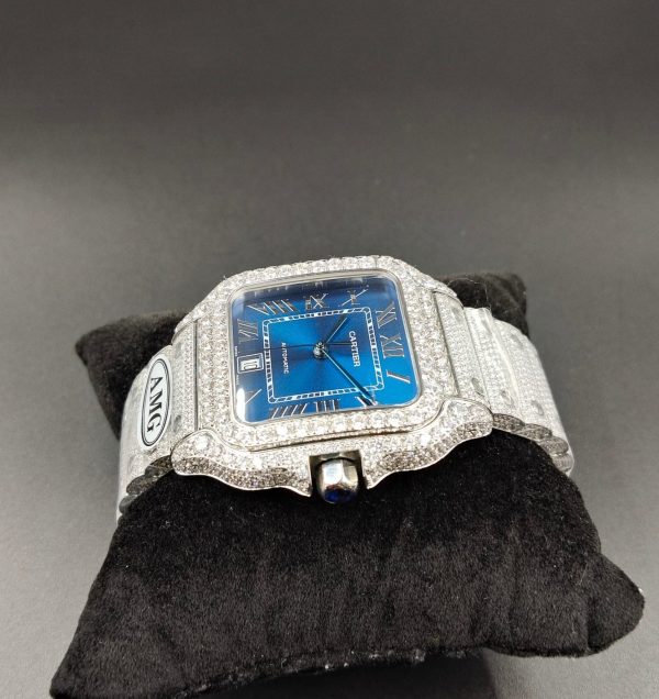 1:1 Super Clone Cartier Santos Middle East Full Diamond - Image 6