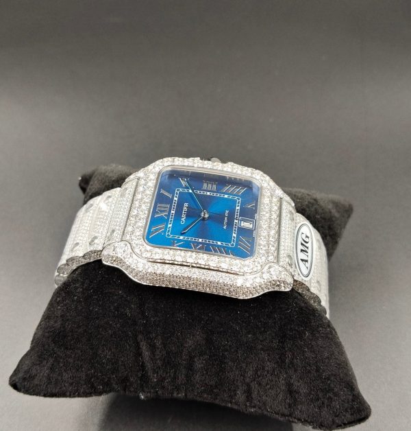 1:1 Super Clone Cartier Santos Middle East Full Diamond - Image 5