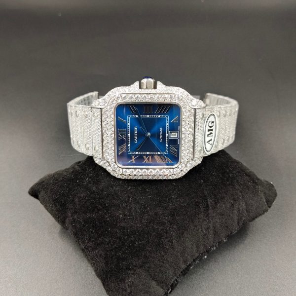 1:1 Super Clone Cartier Santos Middle East Full Diamond - Image 2