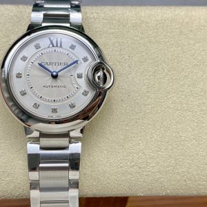 1:1 Super Clone Cartier Blue Balloon 33mm Mechanical