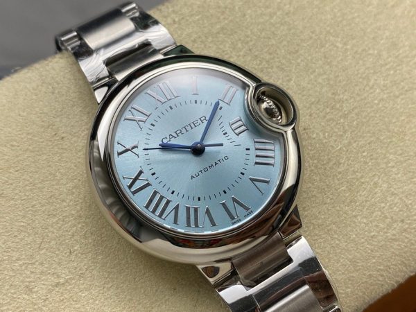 1:1 Super Clone Cartier Blue Balloon 33mm Mechanical - Image 9