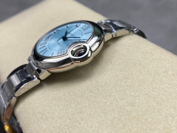 1:1 Super Clone Cartier Blue Balloon 33mm Mechanical - Image 4