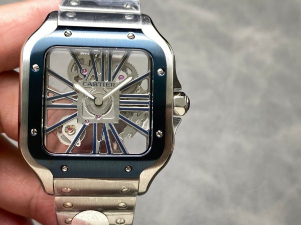 1:1 Super Clone Cartier Santos Skeleton Series - Image 10