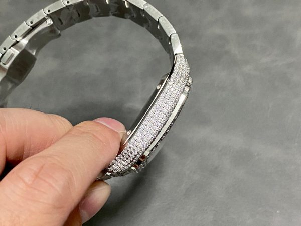 1:1 Super Clone Cartier Santos Middle East Full Diamond - Image 5