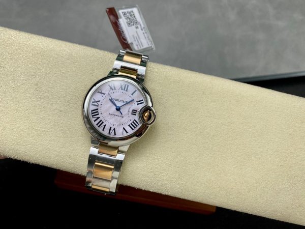 1:1 Super Clone Cartier Rose Gold Blue Balloon  36mm 33mm - Image 6