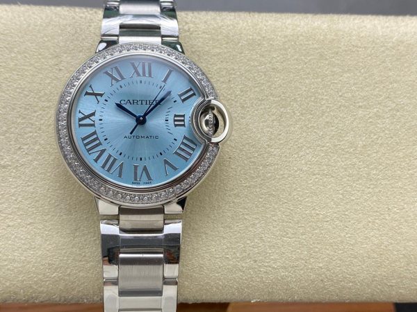 1:1 Super Clone Cartier Blue Balloon 36mm Mechanical