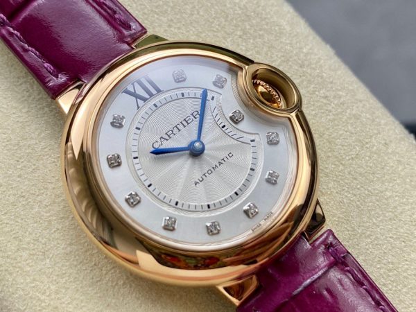 1:1 Super Clone Cartier Rose Gold Blue Balloon 36mm 33mm - Image 9