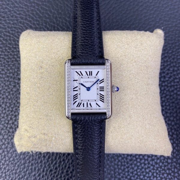 1:1 Super Clone Cartier Tank series, small size 24mm x 31mm, medium size 27mm x 34mm. - Image 10