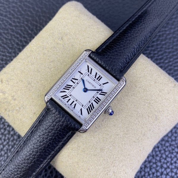 1:1 Super Clone Cartier Tank series, small size 24mm x 31mm, medium size 27mm x 34mm. - Image 8