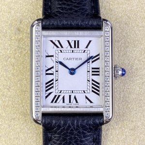 1:1 Super Clone Cartier Tank series, small size 24mm x 31mm, medium size 27mm x 34mm.