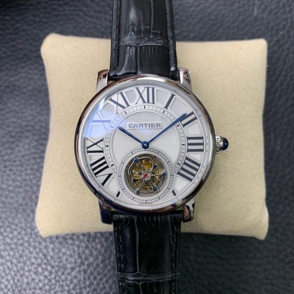 1:1 Super Clone Cartier Rotonde v2, true tourbillon series.