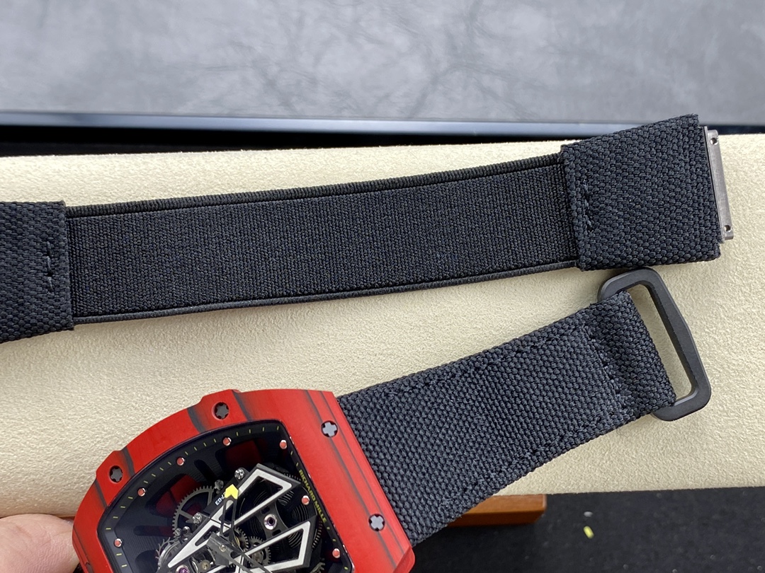 Swiss Replica Richard Mille RM27-03 41mm Red Matador Skeleton Dial Carbon Fiber Case - Image 2