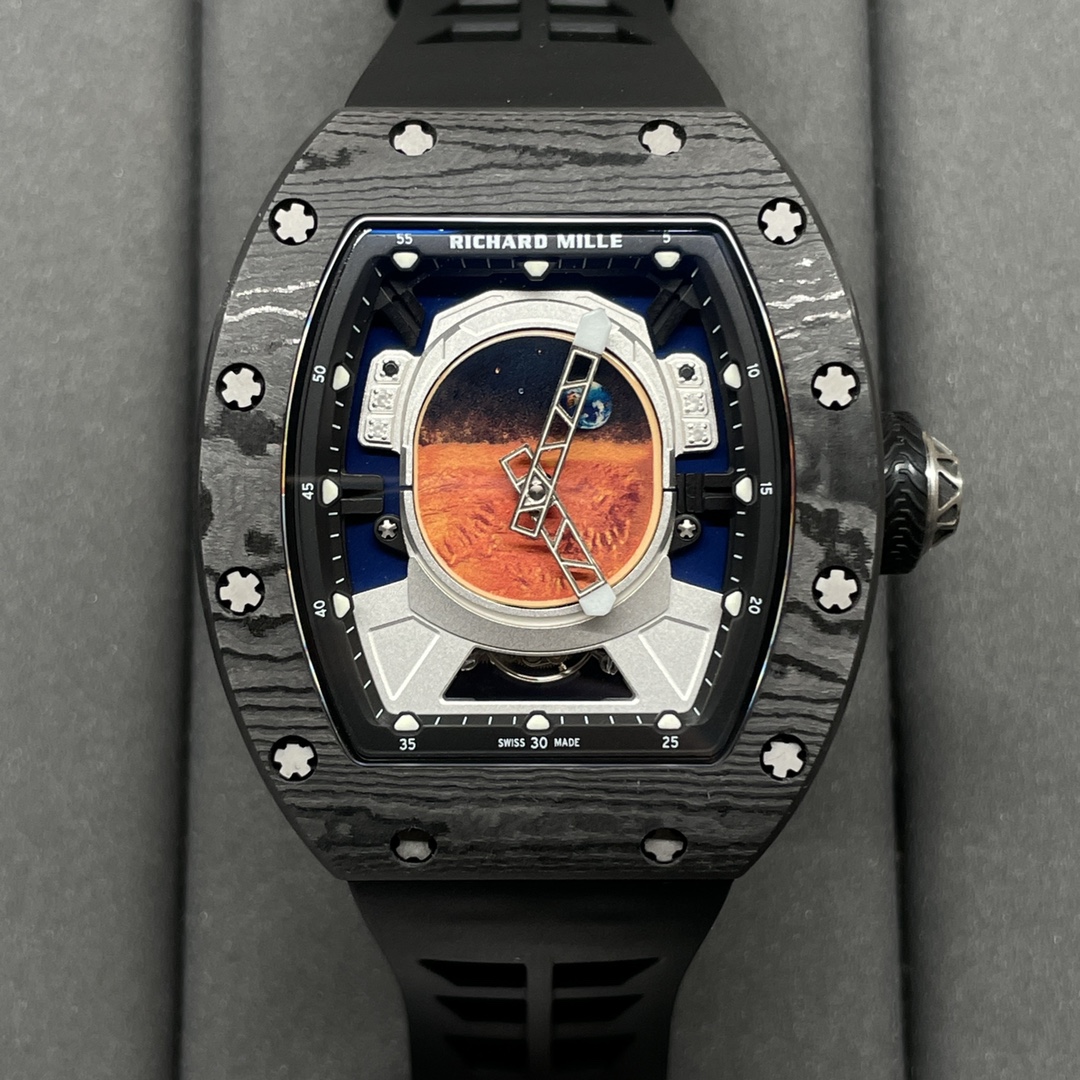 Replica Richard Mille RM 52-05 Tourbillon Pharrell Williams Men’s Watch – Carbon Case - Image 2