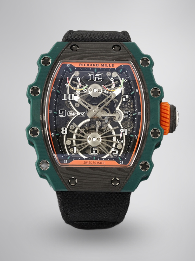 Swiss Made RICHARD MILLE RM 21-02 Replica Tourbillon Aerodyne Best Quality with Skeleton Dial