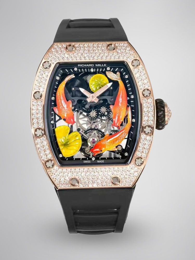 Replica Richard Mille RM S10 Koi Tourbillon Watch – Limited Edition Men’s Fake Tourbillon Timepiece