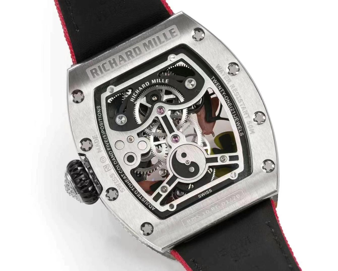 Richard Mille RM S10 Koi Tourbillon Replica – Swiss Movement, Diamond-Set Case, and AAA Quality for the Ultimate Luxury Experience - Image 10