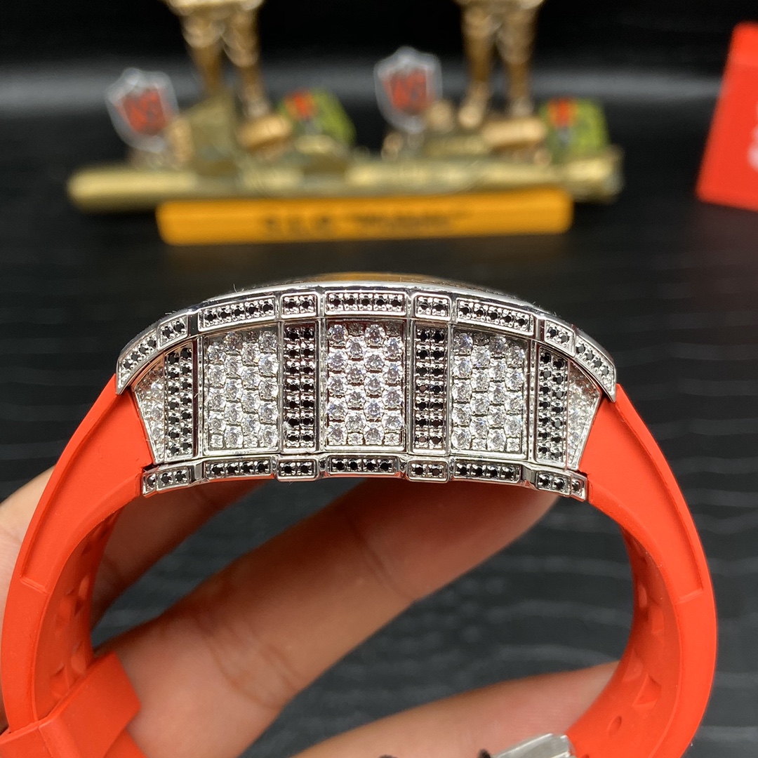 Replica Richard Mille RM 11-03 Men’s Watch with Diamond Bezel And Skeleton Dial Design - Image 7