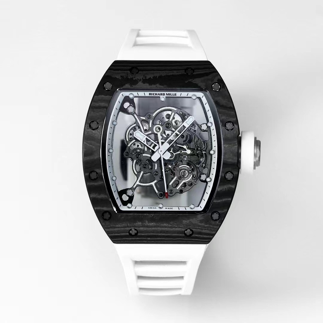 Replica Richard Mille RM055 NTPT Carbon Watch – Swiss Skeleton Dial - Image 2