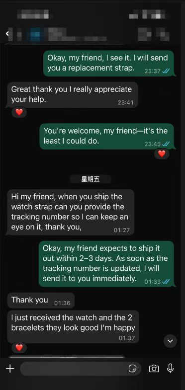 Customer order conversation