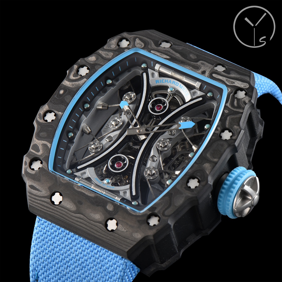Richard Mille RM53-01 Tourbillon Replica Men’s Watch Carbon Fiber Case - Image 4