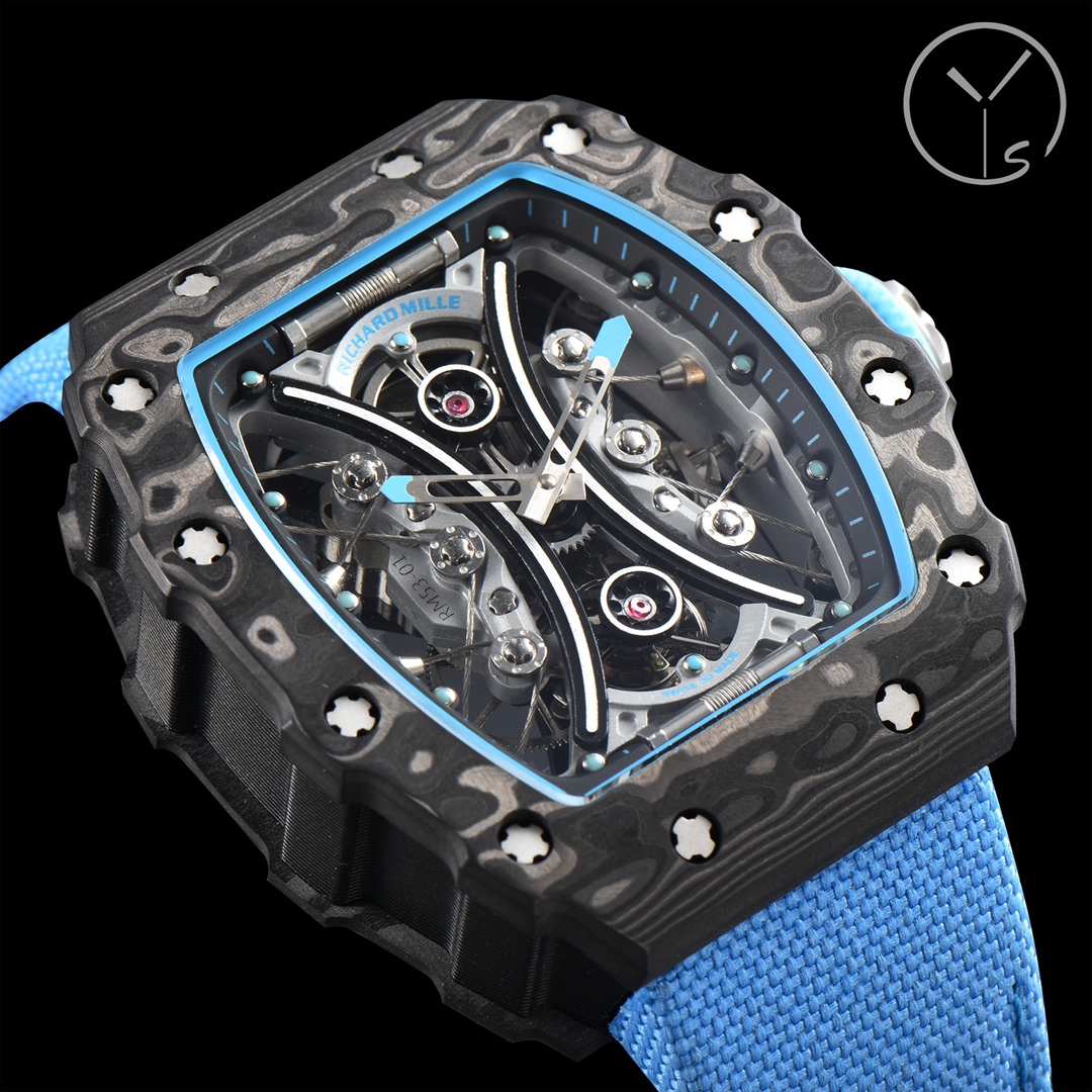 Richard Mille RM53-01 Tourbillon Replica Men’s Watch Carbon Fiber Case - Image 7