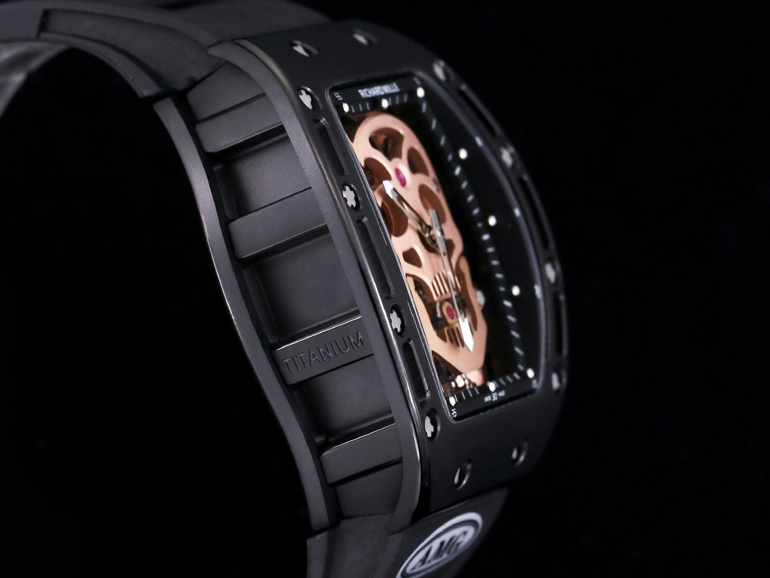Replica Richard Mille RM052 Skull Tourbillon Super Clone Watch 43mm Swiss Skeleton Design - Image 6